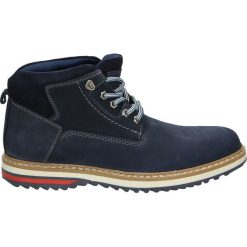 Botki męskie - TNK-200 BLU. Czarne bez kategorii Venezia, z nubiku. Za 329,00 zł.