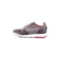 Buty Blauer 9SDENVER01/MES. Szare trampki męskie Blauer, bez wzorów, bez zapięcia. Za 411,05 zł.