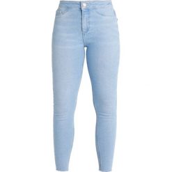 Boyfriendy damskie: New Look Petite HOLIDAY BRIGHT RIP HEM DISCO Jeans Skinny Fit light blue