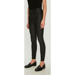 Answear - Spodnie. Czarne spodnie damskie ANSWEAR, s, bez wzorów, z elastanu, casualowe. W wyprzedaży za 89,90 zł.