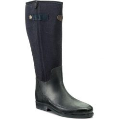 Kalosze LE CHAMEAU - Zana Fe BCB1849 Chevron Marine. Niebieskie buty zimowe damskie marki Le Chameau, z materiału. W wyprzedaży za 449,00 zł.