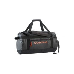 Torba trekkingowa 40 l. Czarne plecaki męskie marki QUECHUA, bez wzorów, z poliesteru. Za 119,99 zł.
