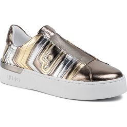 Sneakersy LIU JO - Silvia 08 BA0005 P0231 Pewter 00572. Żółte półbuty damskie Liu Jo, ze skóry ekologicznej. W wyprzedaży za 369,00 zł.