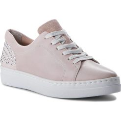 Półbuty TAMARIS - 1-23743-20 Rose 521. Czerwone creepersy damskie Tamaris, z materiału, na płaskiej podeszwie. W wyprzedaży za 189,00 zł.
