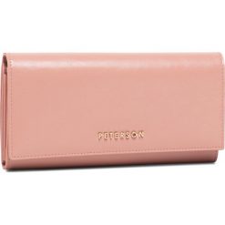 Duży Portfel Damski PETERSON - 467-09-27-01 L.Pink. Różowe portfele damskie Peterson, bez wzorów, ze skóry. Za 139,00 zł.