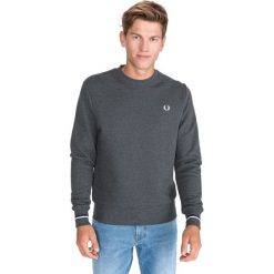 Fred Perry Bluza Szary. Szare bluzy męskie Fred Perry, xxl, z haftami, z bawełny, bez kołnierzyka, bez rękawów, bez kaptura. Za 481,95 zł.