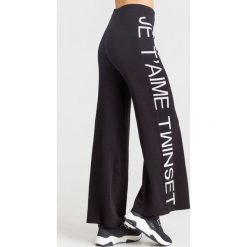 SPODNIE DRESOWE Twinset. Czarne spodnie damskie Twinset, s, z dzianiny. Za 379,50 zł.