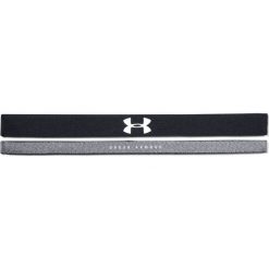 Under Armour 2-pack Opaska Czarny Szary. Szare opaski damskie Under Armour, bez wzorów, z elastanu. Za 68,95 zł.