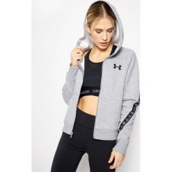 Bluza Under Armour Ua Taped Fleece Full-Zip 1352745. Szare bluzy damskie Under Armour, m, bez wzorów, z bawełny, bez rękawów, bez kaptura. W wyprzedaży za 239,00 zł.