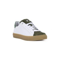 Buty Exton CAMOSCIO LODEN. Zielone trampki męskie marki Exton, bez wzorów, bez zapięcia. Za 429,28 zł.