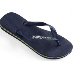 Havaianas - Japonki. Niebieskie kapcie męskie Havaianas, bez wzorów, z materiału. W wyprzedaży za 59,90 zł.