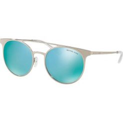 Michael Kors - Okulary Grayton. Niebieskie okulary przeciwsłoneczne damskie marki Michael Kors, okrągłe. W wyprzedaży za 499,90 zł.