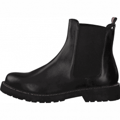 S.Oliver botki damskie 25430, 37 czarne. Czarne botki damskie S.Oliver, eleganckie, bez obcasa, bez zapięcia. W wyprzedaży za 269,00 zł.