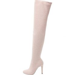 Call it Spring ASTILAMA Kozaki na obcasie champagne. Szare buty zimowe damskie marki Call it Spring, z materiału, na obcasie. Za 499,00 zł.