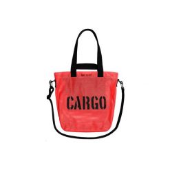 Torba MESH MEDIUM - kolory. Czerwone torby damskie na zakupy marki CARGO by OWEE, z meshu, przez ramię, średnie. Za 329,00 zł.