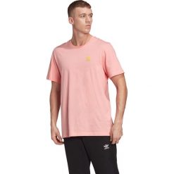 Adidas Originals Koszulka Beżowy. Brązowe podkoszulki męskie adidas Originals, xl, z nadrukiem, z bawełny, bez kołnierzyka, z krótkim rękawem, krótkie. Za 119,95 zł.