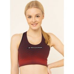 Biustonosz top Tommy Sport Variable Modula S10S100440. Czerwone topy damskie Tommy Sport, s, bez wzorów, z elastanu. Za 299,00 zł.