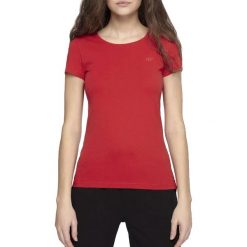 4F Women's T-shirt NOSH4-TSD001-62S. Czerwone t-shirty damskie 4f, s, z elastanu. Za 39,99 zł.