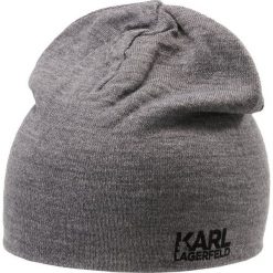 KARL LAGERFELD Czapka grey. Niebieskie czapki zimowe męskie marki Eisbär, z materiału. Za 359,00 zł.