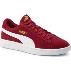Sneakersy PUMA - Smash v2 364989 29 Rhubarb/Puma Team Gold/White. Czerwone sneakersy męskie Puma, bez zapięcia. W wyprzedaży za 149,99 zł.