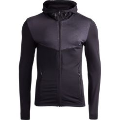 Bluza treningowa męska BLMF601 - głęboka czerń - Outhorn. Bluzy męskie Outhorn, m, bez wzorów, z kapturem, bez rękawów, bez kaptura. W wyprzedaży za 89,99 zł.