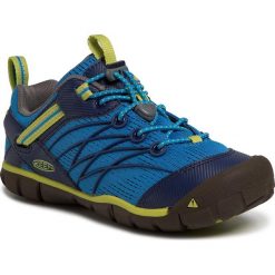 Trekkingi KEEN - Chandler Cnx 1022949 Brilliant Blue/Blue Depths. Niebieskie półbuty dziewczęce Keen, na sznurówki. Za 249,00 zł.