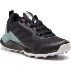 Buty adidas - Terrex Cmtk Gtx W AC7932 Carbon/Cblack/Ashgrn. Czarne buty sportowe damskie Adidas, bez wzorów, z tworzywa sztucznego, sportowe, do biegania, adidas terrex, gore-tex. Za 499,00 zł.