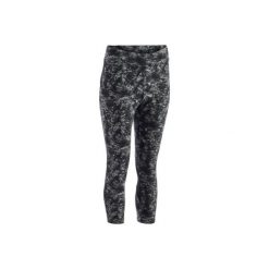 Legginsy 7/8 520 Gym. Czarne legginsy sportowe damskie DOMYOS, l. W wyprzedaży za 34,99 zł.