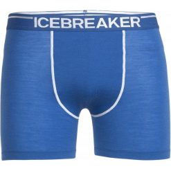 Bokserki męskie: Icebreaker Bokserki Mens Anatomica Boxers Pelorus/Pelorus/White Xxl