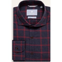 Pierre Cardin - Koszula. Niebieskie koszule męskie Pierre Cardin, bez wzorów, z bawełny, casualowe, z włoskim kołnierzykiem, z długim rękawem. W wyprzedaży za 239,90 zł.
