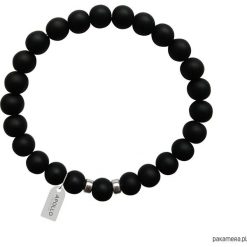 Onyx Silver - bransoletka męska. Szare bransoletki męskie Pakamera, z onyksem, srebrne. Za 99,00 zł.