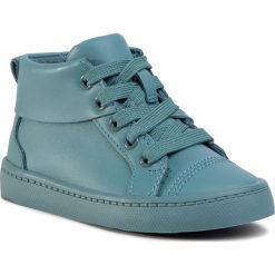 Sneakersy CLARKS - City Oasis Ht 261404937 Teal. Niebieskie trampki chłopięce Clarks, bez wzorów, ze skóry, na sznurówki. W wyprzedaży za 149,00 zł.