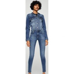 Mango - Jeansy Uptown2. Niebieskie jeansy damskie marki Mango. W wyprzedaży za 99,90 zł.