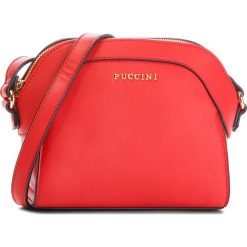 Torebka PUCCINI - BT18495 Red 3C. Czerwone listonoszki damskie marki Puccini, na imprezę, ze skóry ekologicznej, na ramię. W wyprzedaży za 119,00 zł.