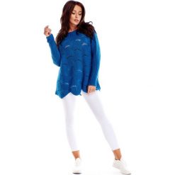Sweter z ozdobnymi przeszyciami zielony. Zielone swetry damskie Tagless, xl, z wełny. Za 129,00 zł.