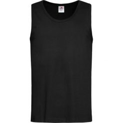 Czarny Bawełniany T-Shirt (TANK TOP) Męski Bez Nadruku -STEDMAN- Koszulka, Bez Rękawów, Bezrękawnik TSJNPLST2800blackopal. Czarne koszulki męskie Stedman, m, z nadrukiem, z bawełny, casualowe, bez kołnierzyka, bez rękawów. Za 29,00 zł.