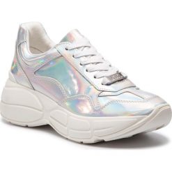 Sneakersy STEVE MADDEN - Memory SM11000321-02002-954 Iridescent. Szare półbuty damskie Steve Madden, ze skóry ekologicznej. W wyprzedaży za 329,00 zł.