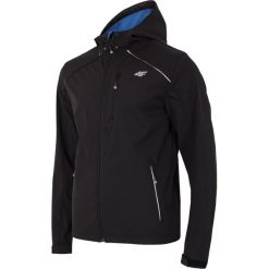 Bejsbolówki męskie: BLUZA 4F SOFTSHELL CZARNA H4L17 SFM002 60