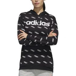ADIDAS FAVORITES HOODIE > FN0942. Bluzy damskie Adidas, l, bez wzorów, z bawełny, bez rękawów, z kapturem. Za 219,99 zł.