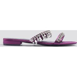 Rzymianki damskie: NA-KD Shoes Sandały ze zdobieniami – Purple