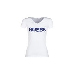 T-shirty z krótkim rękawem Guess GIPSY. Białe t-shirty damskie marki Guess, s, z aplikacjami. Za 219,00 zł.