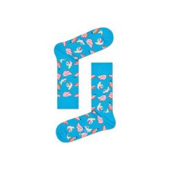 Skarpetki Happy Socks BAN01-6000. Brązowe skarpetki męskie marki Happy Socks, z bawełny. Za 24,43 zł.