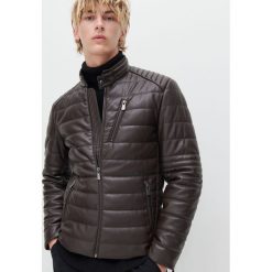 Pikowana kurtka biker -. Kurtki męskie Reserved, s, bez wzorów, bez kaptura. Za 299,99 zł.