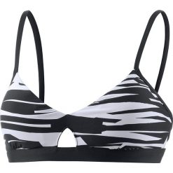 Biustonosz bikini w kolorze czarno-białym. Czarne biustonosze Najlepsze stroje na plażę, z materiału. W wyprzedaży za 125,95 zł.