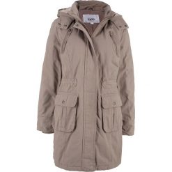 Odzież damska: Parka ocieplana bonprix brunatny