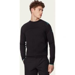 Sweter Boss Rowin 50427754. Niebieskie swetry męskie Boss, m, bez wzorów, klasyczne, z klasycznym kołnierzykiem, bez kaptura. Za 599,00 zł.