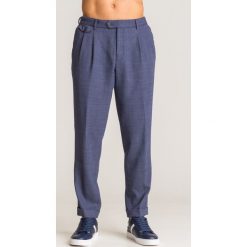 Granatowe spodnie loose fit Joop Houston. Niebieskie spodnie męskie Joop! Collection, na imprezę, m, z haftami, eleganckie. Za 424,50 zł.