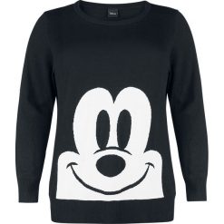 Swetry klasyczne damskie: Myszka Miki i Minnie Micky Sweter damski czarny/biały