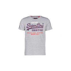 T-shirty z krótkim rękawem Superdry PREMIUM GOODS RACER STRIPE TEE. Szare t-shirty męskie Superdry, s, bez wzorów, bez kołnierzyka, krótkie. Za 126,70 zł.
