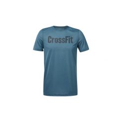 T-shirty z krótkim rękawem Reebok Sport Koszulka CrossFit®. Niebieskie koszulki męskie Reebok Sport, xs, bez wzorów, bez kołnierzyka, z krótkim rękawem, krótkie. Za 129,00 zł.